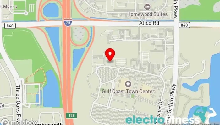map of LA Fitness Gym in Fort Myers