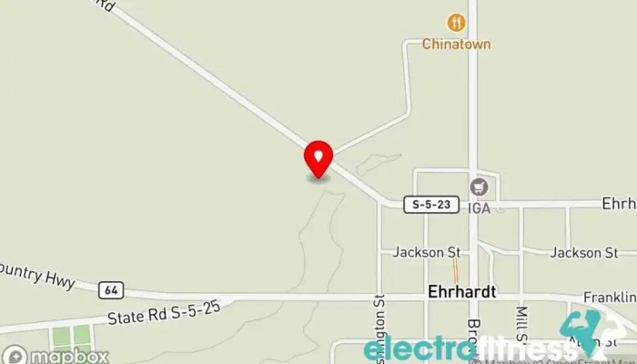 map of Lazy dog acres Yoga studio Yoga studio in Ehrhardt