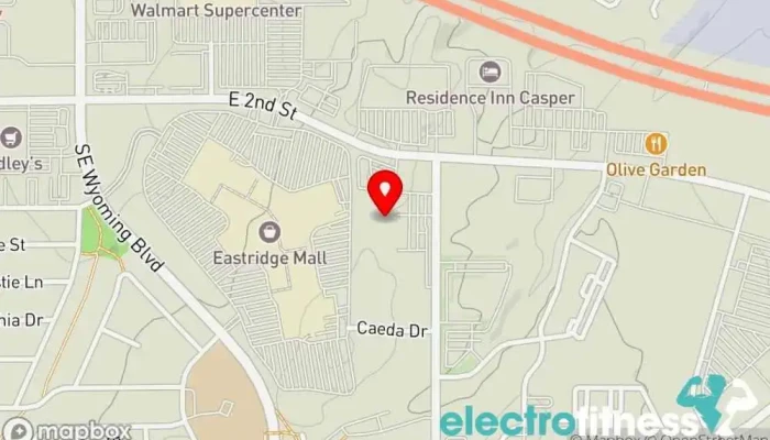map of LifeTime Health and Fitness Fitness center, Gym, Martial arts school, Physical fitness program in Casper