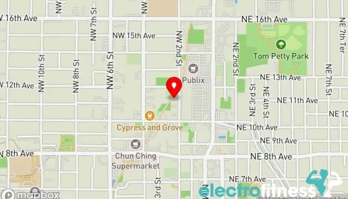 map of Liv Athletic Gym, Fitness center in Gainesville