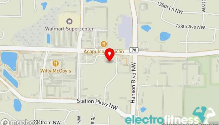 map of LOCOFIT Cycle and Yoga Studio Indoor cycling, Fitness center, Yoga studio in Andover