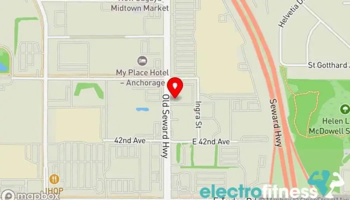 map of LongevityLab Personal trainer in Anchorage