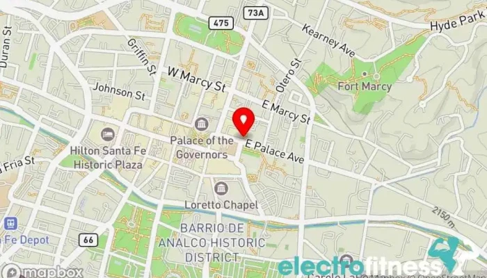 map of Luminecta Yoga & Wellness Yoga studio, Alternative medicine practitioner, Wellness center in Santa Fe