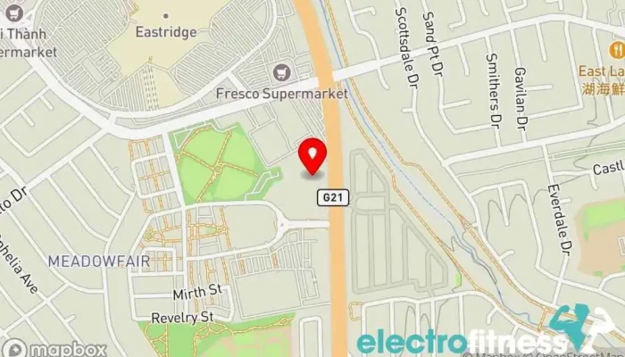 map of Magnetic Pole Fit Fitness center in San Jose