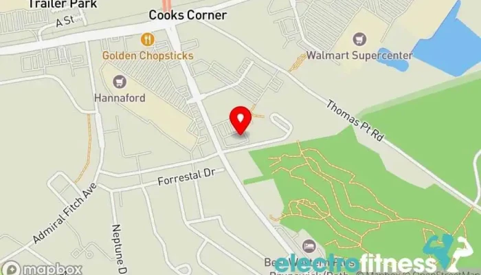 map of Miller Fitness - Brunswick Gym, Fitness center in Brunswick