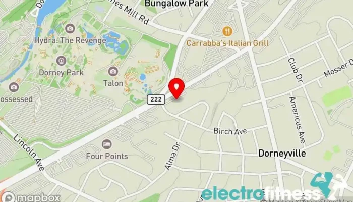 map of Mindful Movement LLC Physical therapy clinic, Physical fitness program, Pilates studio, Yoga studio in Allentown