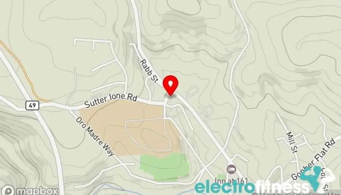 map of Motivate Personal Fitness Academy Gym in Sutter Creek