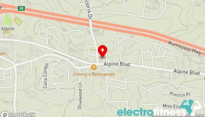 map of MTVTD the motivated Gym in Alpine