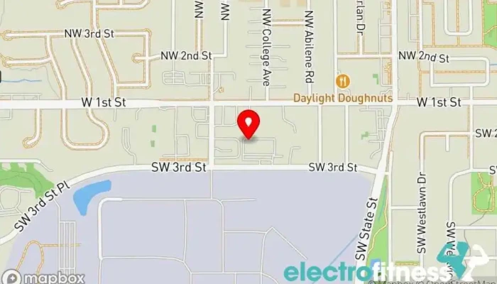 map of Musclebound USA Gym Gym, Fitness center, Weight loss service, Weightlifting area in Ankeny