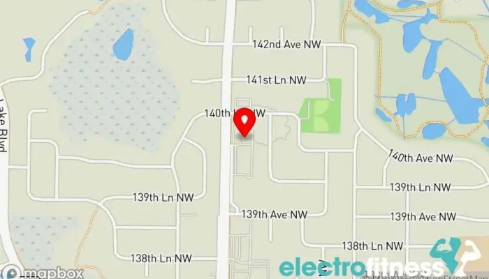 map of NB FITNESS Physical fitness program in Andover