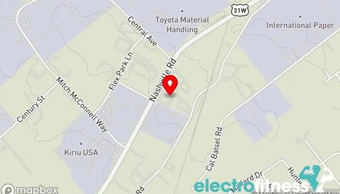 map of Newton's Martial Arts Karate school in Bowling Green