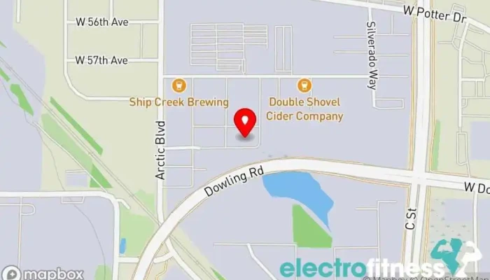 map of Next Level Evolution Fitness center in Anchorage