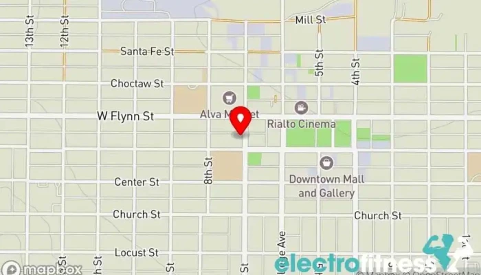 map of North West Oklahoma Kenpo Karate Martial arts school in Alva