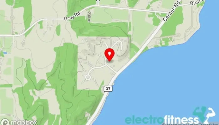 map of Old Mission Pilates Pilates studio in Traverse City