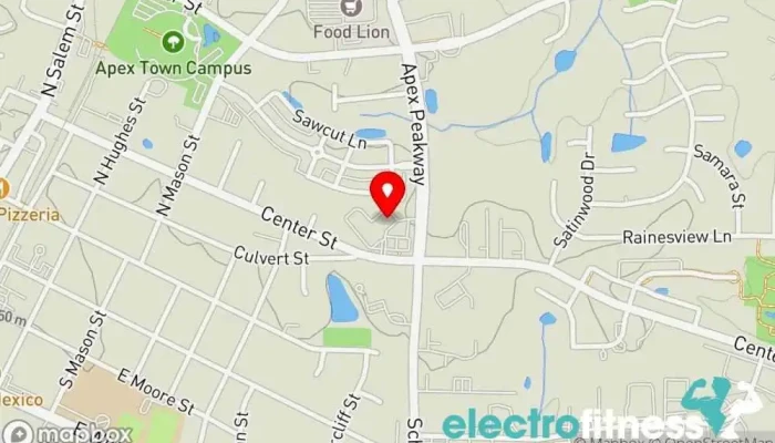 map of Open Guard BJJ Martial arts school, Kickboxing school, Muay Thai boxing gym, Self defense school, Wrestling school in Apex