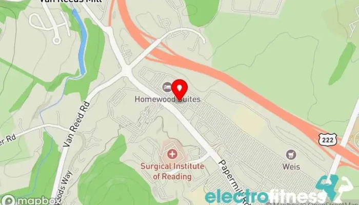 map of Orangetheory Fitness Gym, Fitness center, Personal trainer, Physical fitness program in Wyomissing
