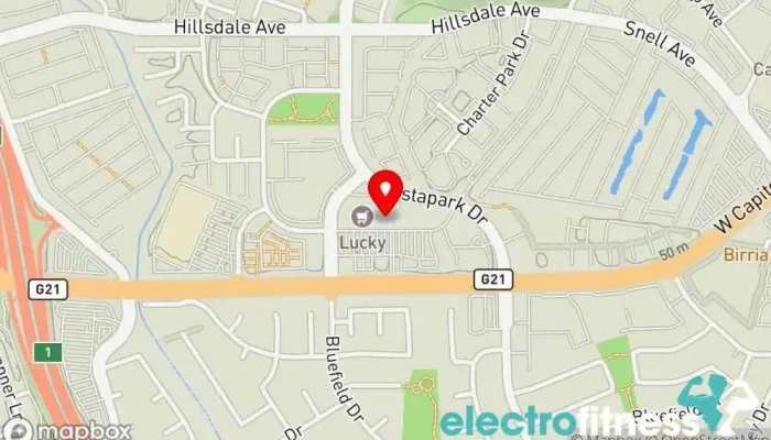 map of Orangetheory Fitness Gym, Fitness center, Personal trainer, Physical fitness program in San Jose