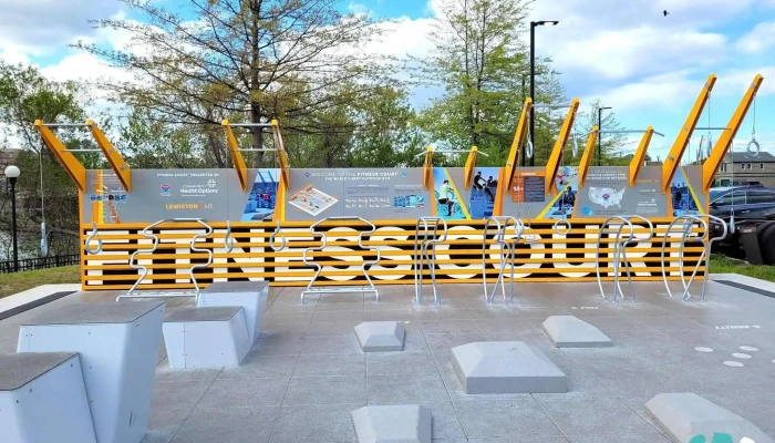 Outdoor Fitness Court -  All - Lewiston