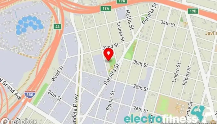 map of Ownit Rx Gym, Fitness center, Personal trainer in Oakland