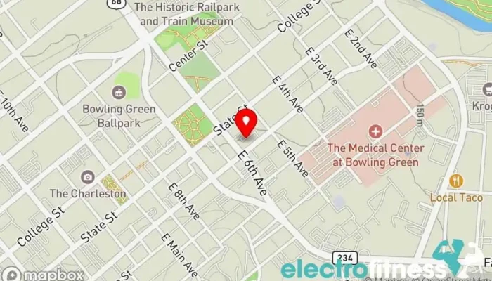 map of Pachamama Yoga Shala Yoga studio, Childbirth class in Bowling Green