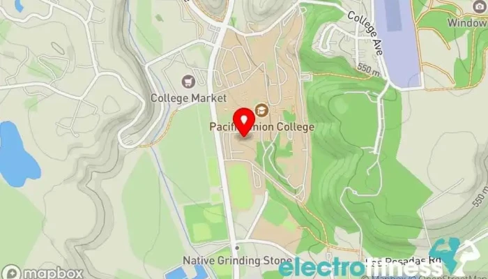 map of Pacific Auditorium Gym in Angwin