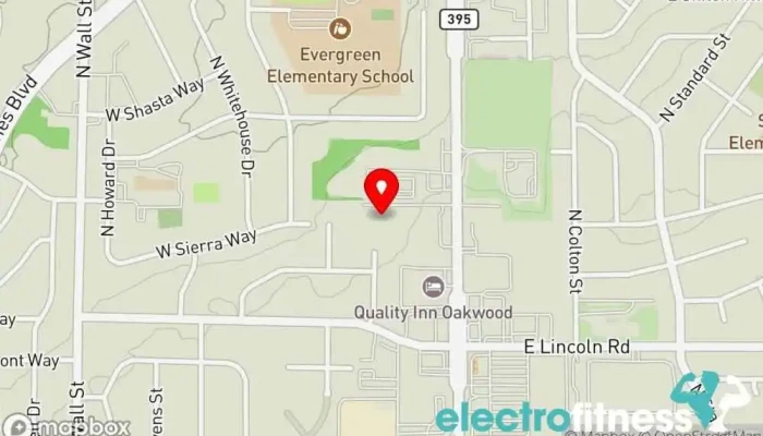 map of PARKFIT Athletic Club, North Park Athletic club, Fitness center, Gym, Wellness center in Spokane