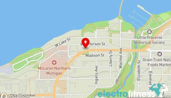 map of Pilates Form Pilates studio in Petoskey