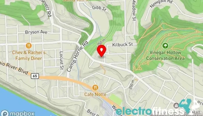 map of Pittsburgh Pro Fitness Gym in Emsworth