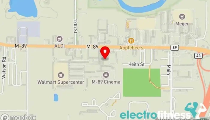 map of Plainwell Fit Body Boot Camp Physical fitness program, Body shaping class, Gym, Personal trainer in Plainwell
