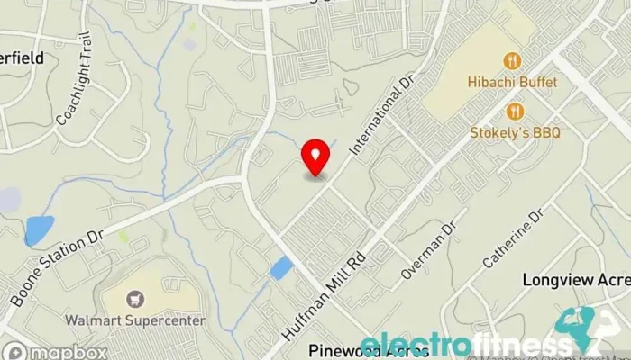 map of Planet Fitness Gym, Fitness center, Spa, Tanning salon in Burlington