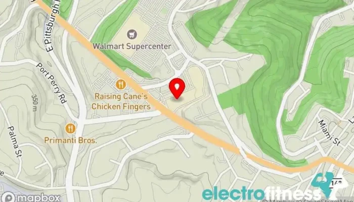 map of Planet Fitness Gym, Fitness center, Spa, Tanning salon in North Versailles Township
