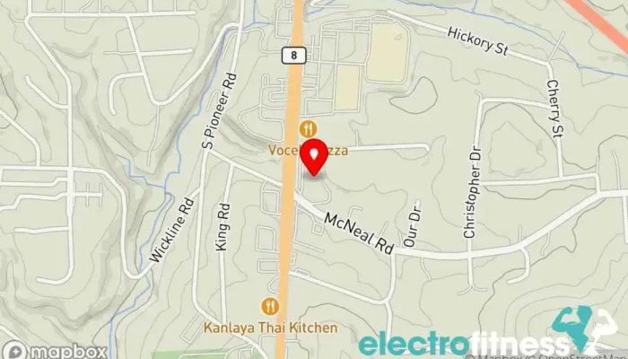 map of Planet Fitness Gym, Fitness center, Spa, Tanning salon in Hampton Township