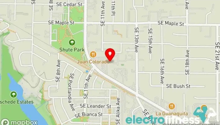 map of Planet Fitness Gym, Fitness center, Spa, Tanning salon in Hillsboro