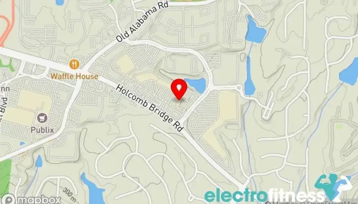 map of Planet Fitness Gym, Fitness center, Spa, Tanning salon in Roswell
