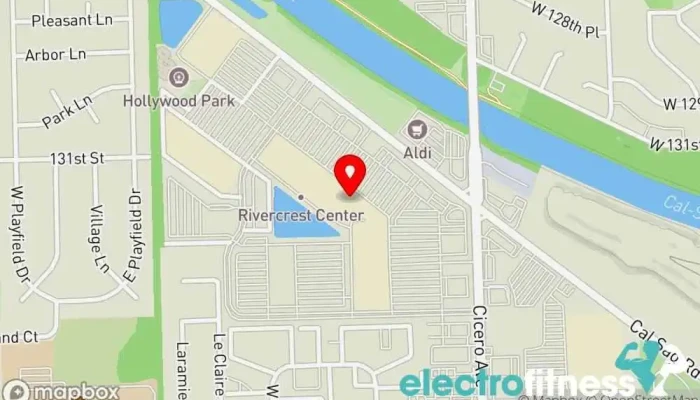 map of Planet Fitness Gym, Fitness center, Spa, Tanning salon in Crestwood