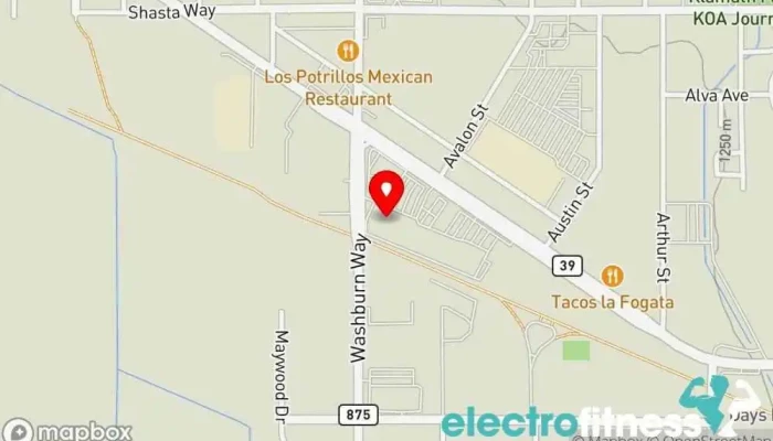 map of Planet Fitness Gym, Fitness center, Spa, Tanning salon in Klamath Falls
