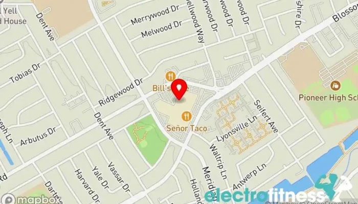 map of Planet Fitness Gym, Fitness center, Spa, Tanning salon in San Jose
