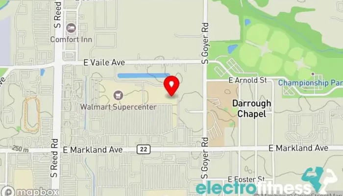 map of Planet Fitness Gym, Fitness center, Spa, Tanning salon in Kokomo