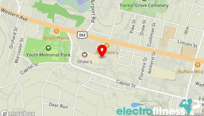 map of Planet Fitness Gym, Fitness center, Spa, Tanning salon in Augusta