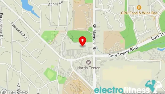 map of Planet Fitness Gym, Fitness center, Spa, Tanning salon in Cary