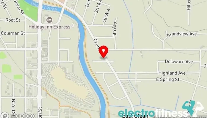 map of Preston Personal Training Personal trainer, Fitness center in Olean
