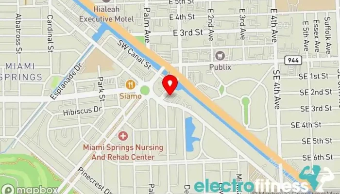 map of Prime Fitness Gym Gym, Boot camp, Fitness center in Miami Springs