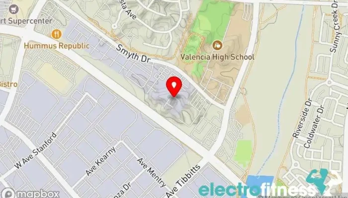 map of Radiant Souls Personal Training Personal trainer in Santa Clarita