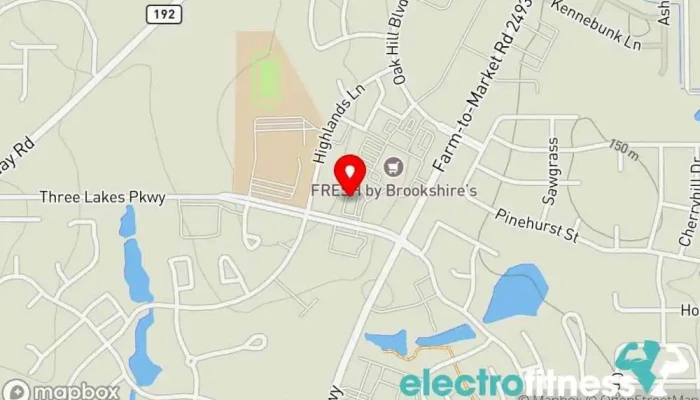 map of Redefine Fitness and Lifestyle Personal trainer in Tyler