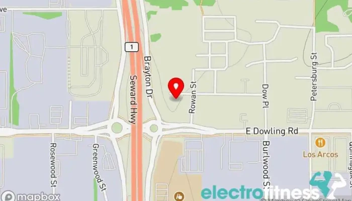 map of Redox CrossFit Gym in Anchorage