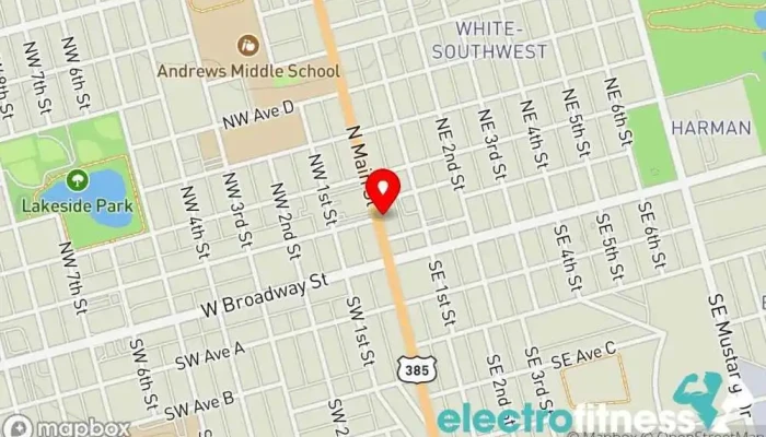 map of Resilient Jiu Jitsu Martial arts school in Andrews