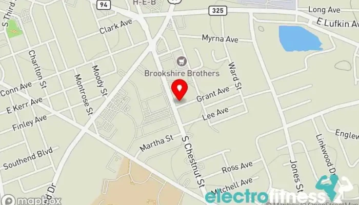 map of Ressafit Fitness Gym and Boutique Personal trainer in Lufkin