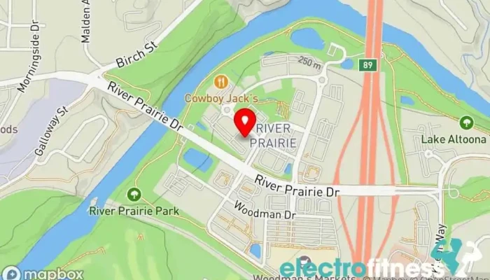 map of River Prairie Nutrition Wellness program, Health food restaurant, Sports nutrition store, Wellness center in Altoona