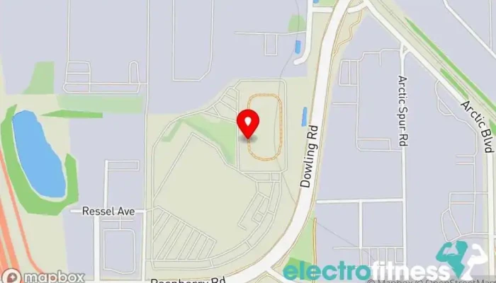 map of Rock Hard Fitness Personal trainer in Anchorage