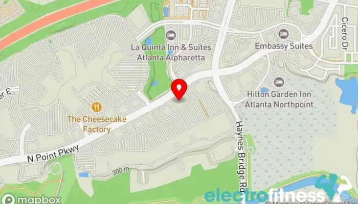 map of Rumble Boxing Boxing gym, Gym in Alpharetta